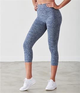 CLEARANCE - Tombo Ladies Seamless Cropped Leggings